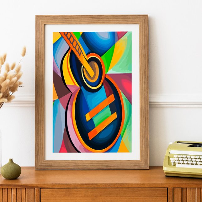 Póster Guitarra acuarela (Subido por el creador)