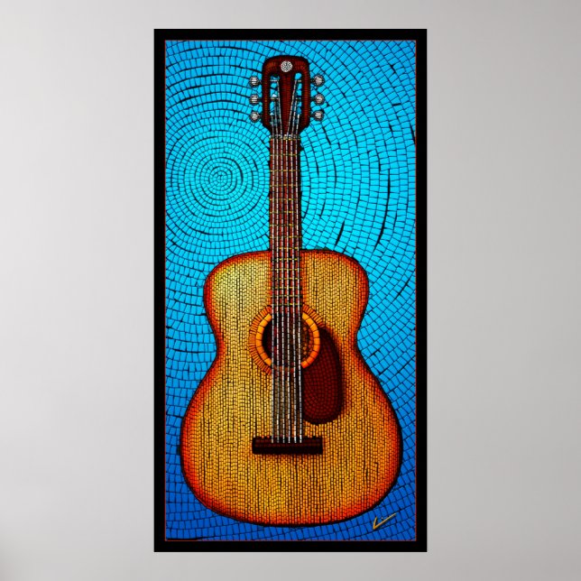 Póster Guitarra Acústica (Frente)