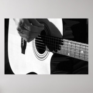 Póster Guitarra acústica