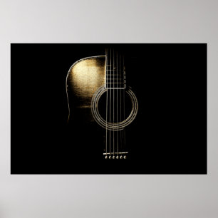 Póster Guitarra Acústica Lite