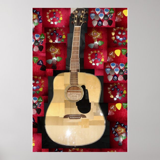 Póster Guitarra Amor (Frente)
