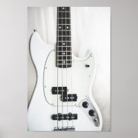 Guitarra de tocador - Blanco y negro