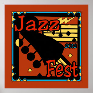 Póster Guitarra del Festival de Jazz 2012