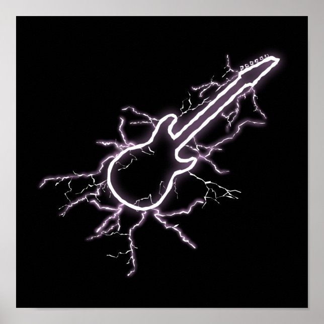 Póster Guitarra eléctrica (Frente)