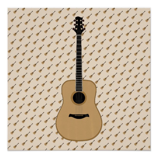Póster Guitarra encantadora (Anverso)