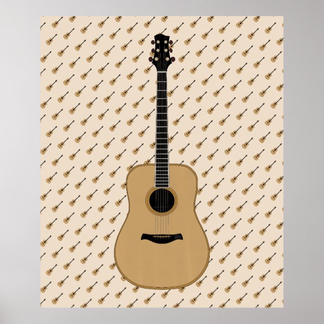Póster Guitarra encantadora (Frente)