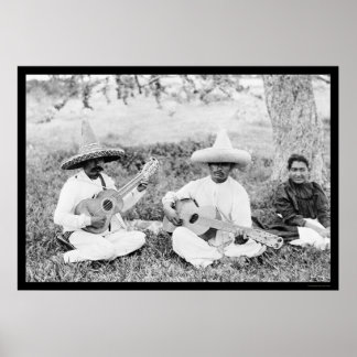 Póster Guitarra Mexicana 1904