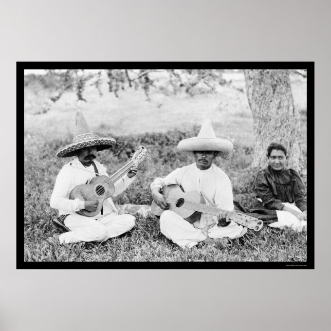 Póster Guitarra Mexicana 1904 (Frente)