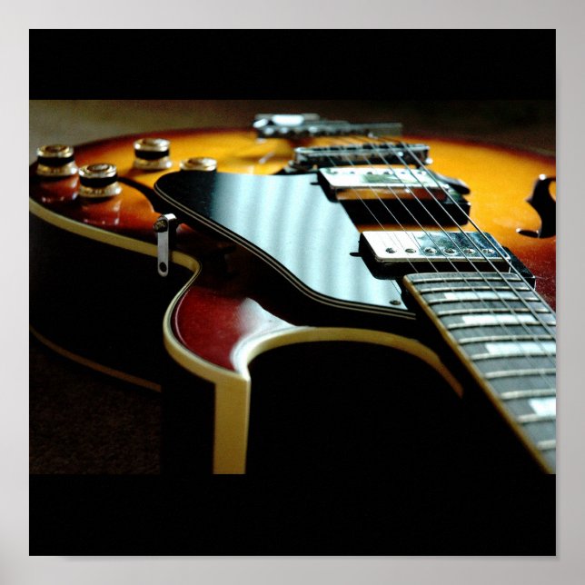 Póster Guitarra - Personalizada (Frente)