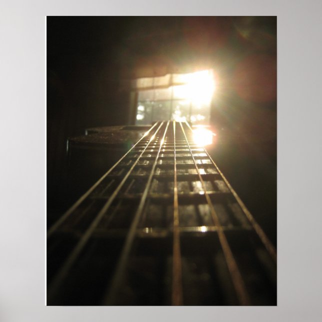 Póster guitarra y ventana (Frente)