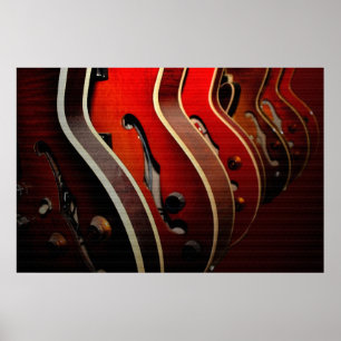 Póster Guitarras: Tome su poster de la selección 36 x 24