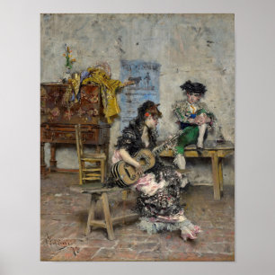 Póster Guitarrista de Giovanni Boldini Imprimir