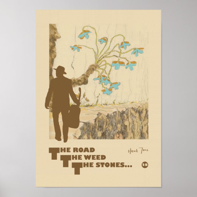 Póster guitarrista poster (diseño no 28) (Frente)