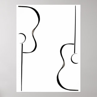 Póster Guitars