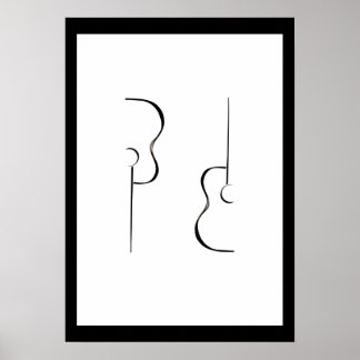 Póster Guitars