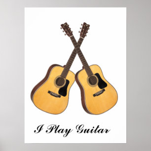 PÓSTER GUITARS-POSTERS CRUZADO