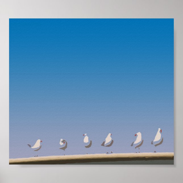 Póster Gulls (Frente)