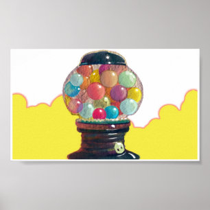 Póster Gumballs feliz