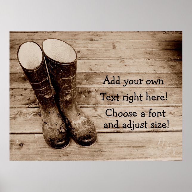 Póster ¿Gumbotes o Gummies de Wellingtons o Wellies? (Frente)