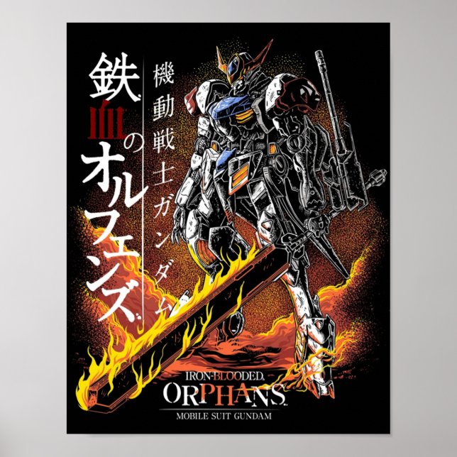 Póster Gundam Barbatos (Frente)