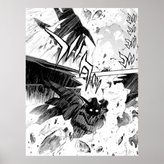 Póster Gundam Deathscythe Hell Demon