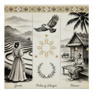 Póster Gunita-Perlas del Oriente-Hogar-FilipinoHerencia