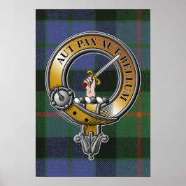 Póster Gunn Tartan & Badge