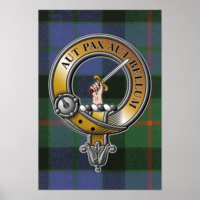 Póster Gunn Tartan & Badge (Frente)
