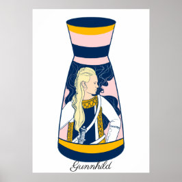 Póster Gunnhild Viking Sorceress Poster