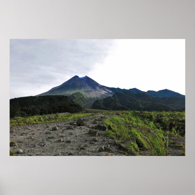 Póster Gunung Merapi (Frente)