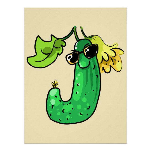 Póster Gurke cucumber (Anverso)