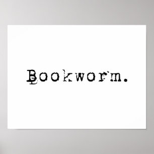 Póster Gusano de biblioteca
