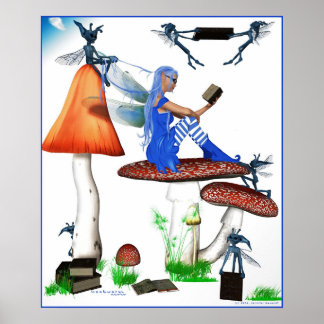 Póster Gusano de biblioteca