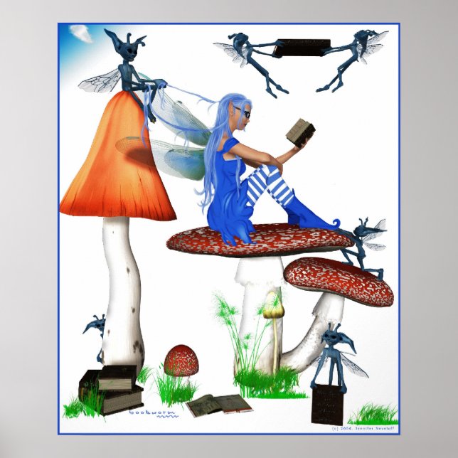 Póster Gusano de biblioteca (Frente)