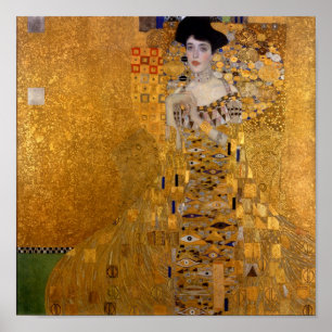 Póster Gustav Klimt, Adele Bloch-Bauer (1907)