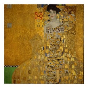 Póster Gustav Klimt - Adele Bloch-Bauer I