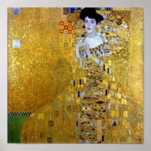 Póster Gustav Klimt Adele Bloch-Bauer I