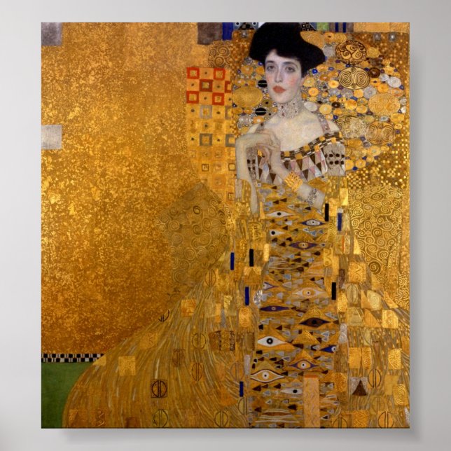 Póster Gustav Klimt - Adele Bloch-Bauer I. (Frente)