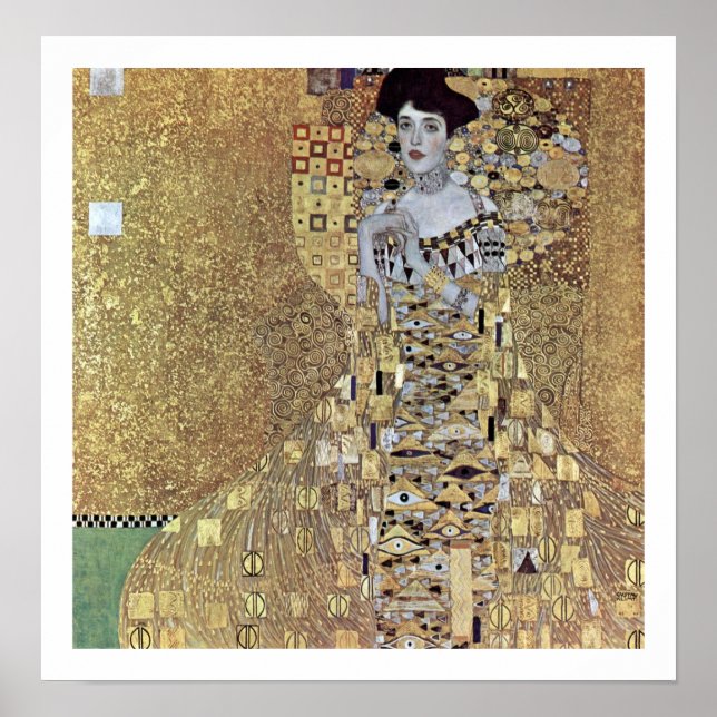 Póster Gustav Klimt ~ Adele Bloch-Bauer I Poster (Frente)