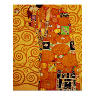 Póster Gustav Klimt Árbol de la Vida: Simbolista Art Nouv