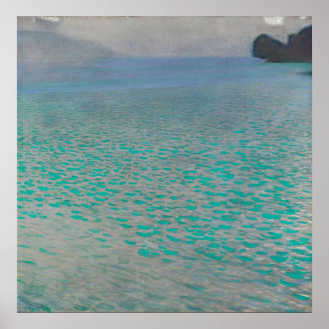 Póster Gustav Klimt Attersee (Frente)