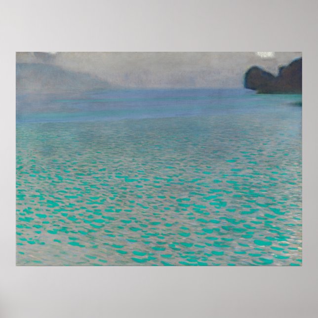 Póster Gustav Klimt Attersee (Frente)