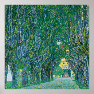 Póster Gustav Klimt - Avenida al Castillo de Kammer