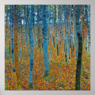 Póster Gustav Klimt, Beach Grove I (1902)