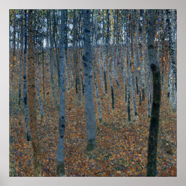 Póster Gustav Klimt - Beech Grove I (Frente)