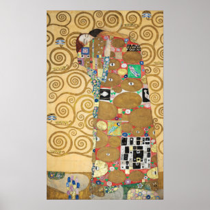 Póster Gustav Klimt - Complemento, Frisa Estúclet