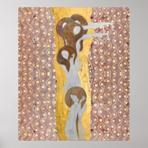Póster Gustav Klimt - El detalle artístico de Beethoven F