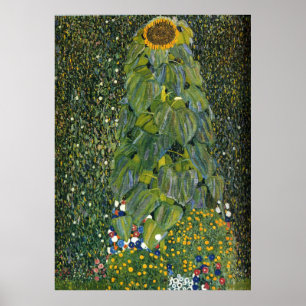 Póster Gustav Klimt 'El Girasol'