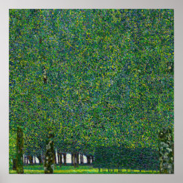 Póster Gustav Klimt - El parque