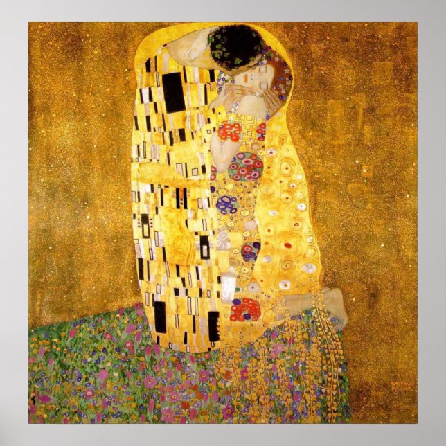 Póster Gustav Klimt El Poster Bella Artes de Kiss (Frente)